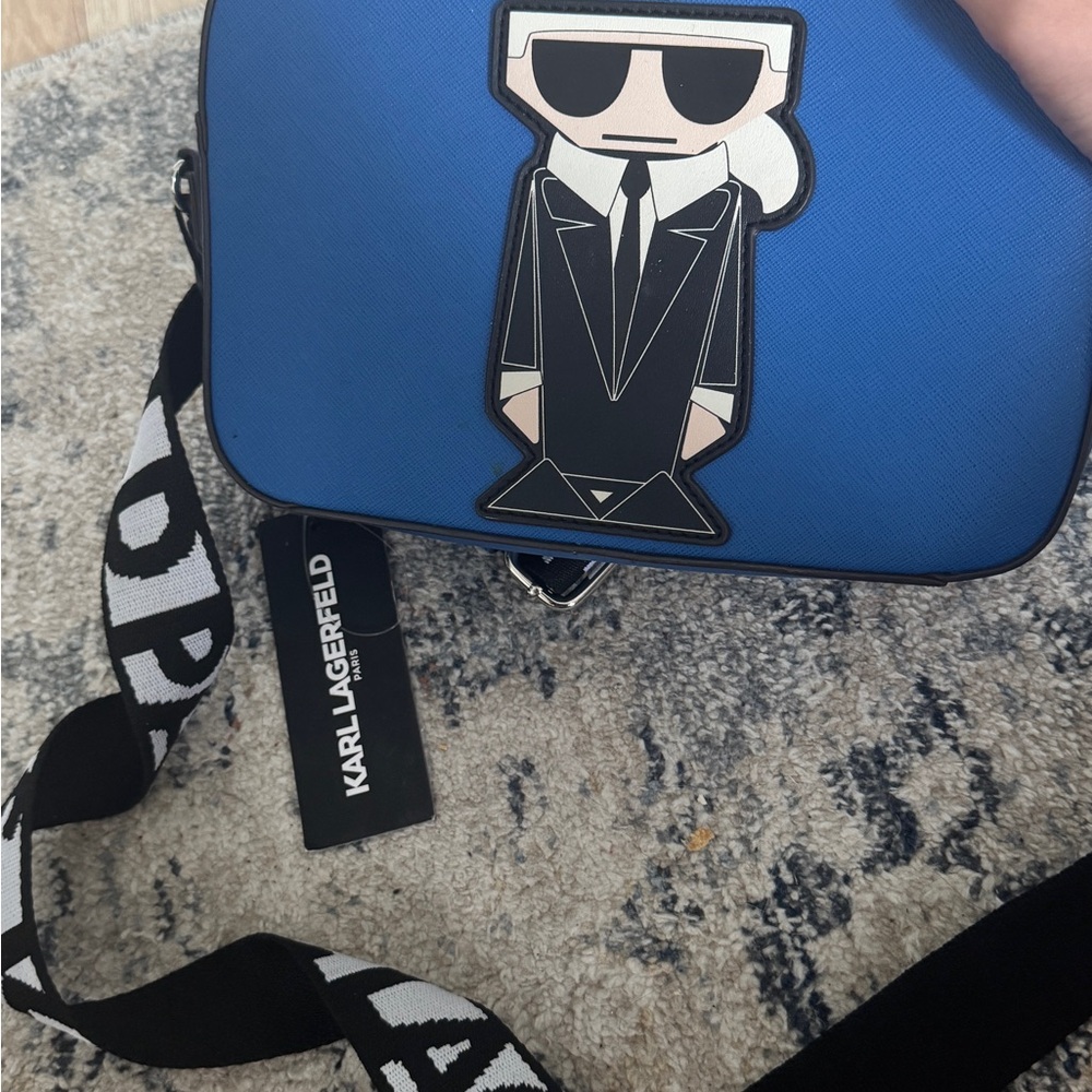 Karl Lagerfeld Blue Crossbody Bag
